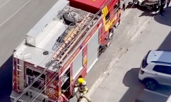 Princípio de incêndio em Aracaju