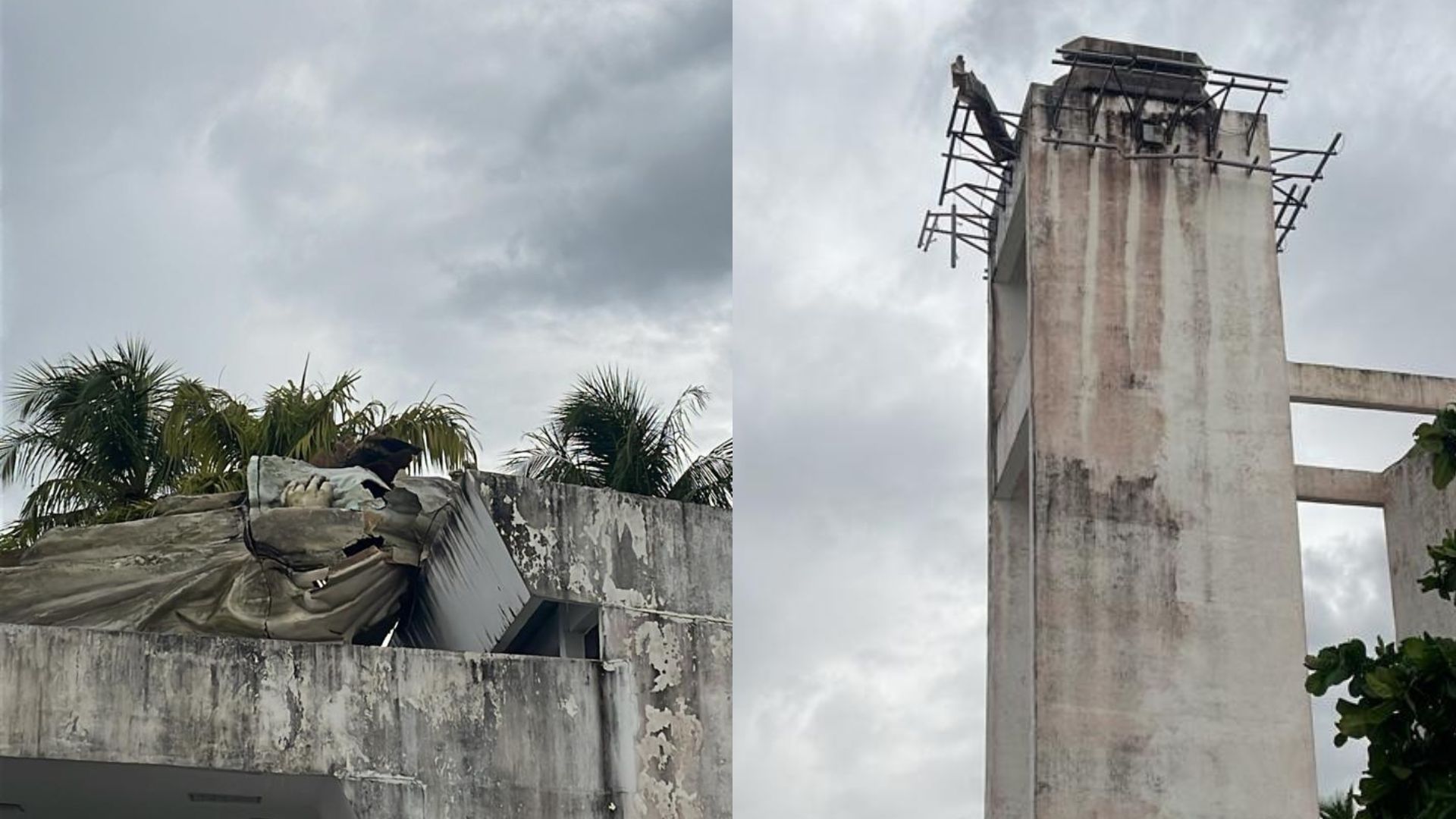 Desabamento da Imagem de Nossa Senhora do Carmo 