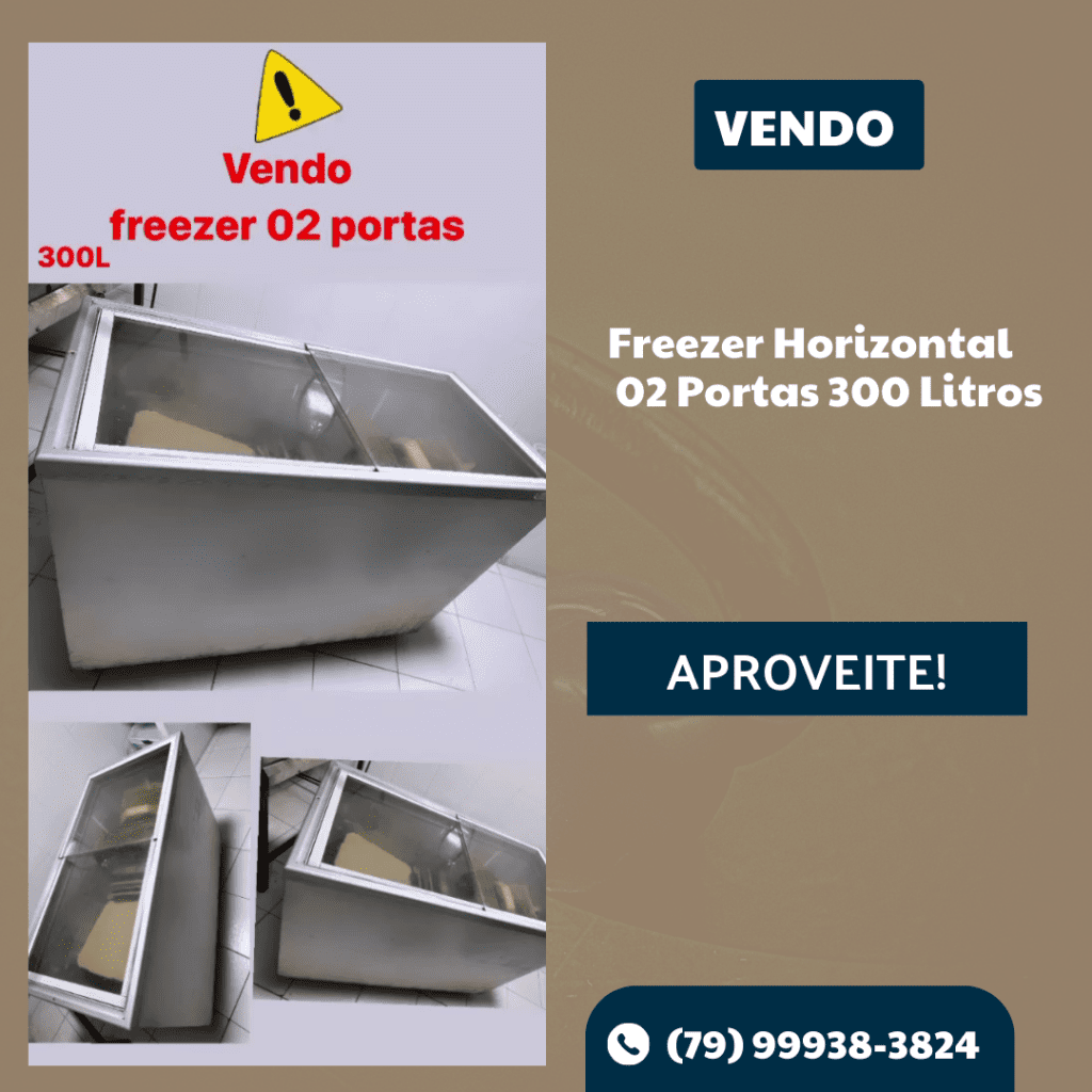 vende-se freezer usado Aracaju