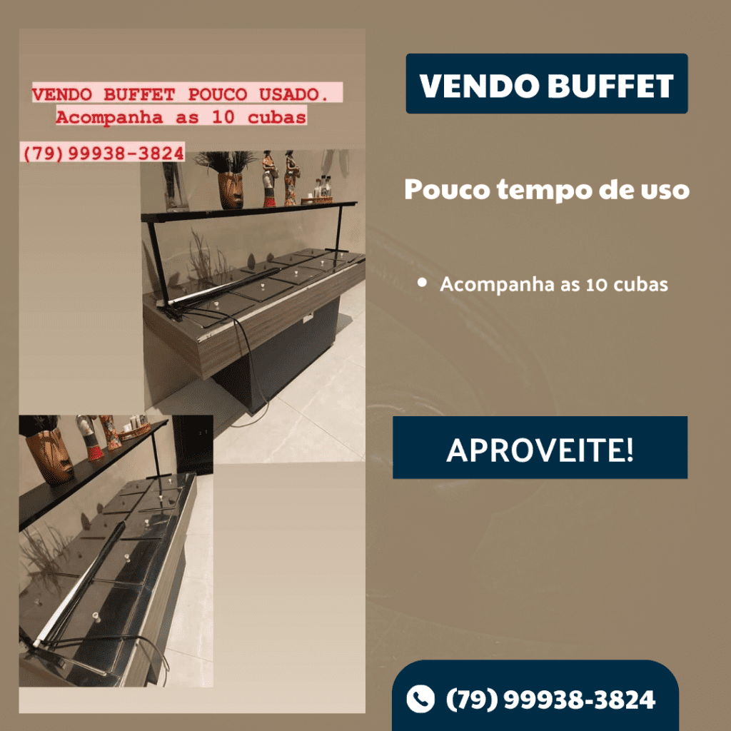 Vende-se Buffer seminovo Aracaju