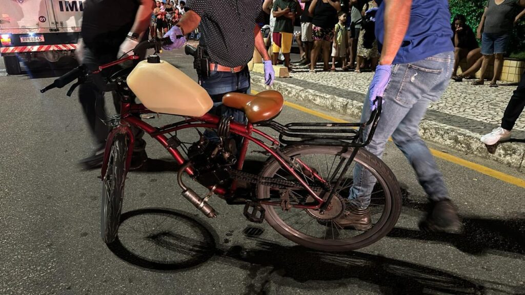 Acidente com bicicleta