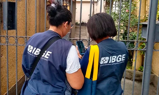 IBGE vagas temporárias 2025