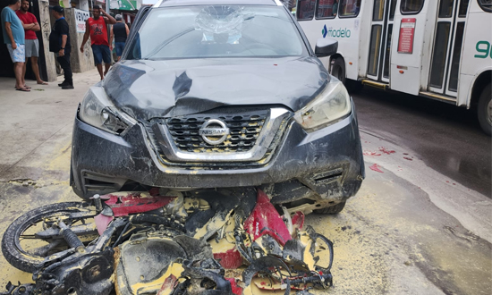 Atropelamento na Avenida Mariano Salmeron